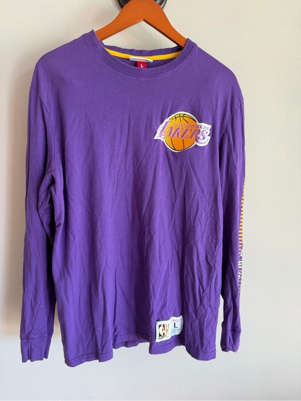 Purple‎ Long-Sleeve men’s lakers large